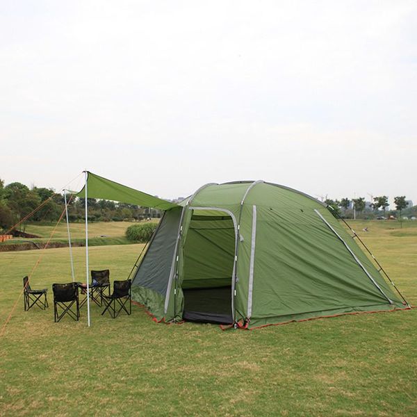 

wnnideo outdoor camping tent surrounded by large gauze family peng 6 to 8 people leisure park