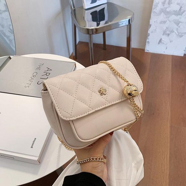 

cross body messenger bag 2021 trendy texture chain small square women all-match shoulder