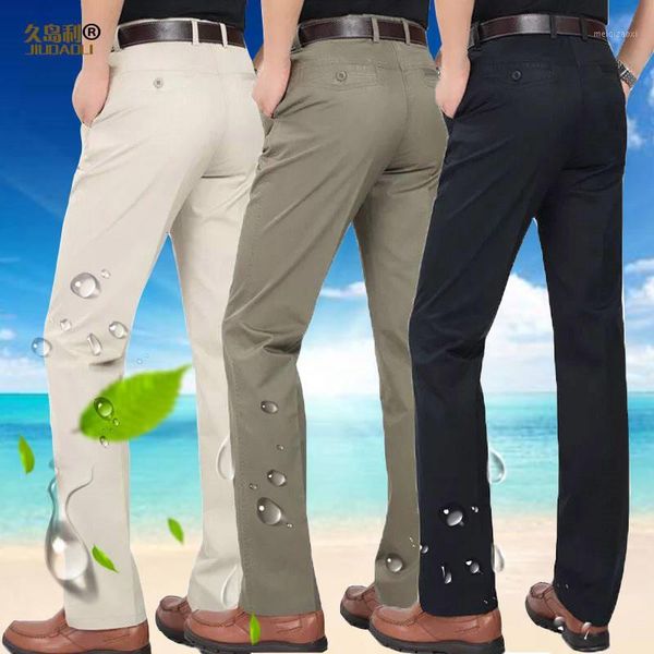 

2020 new men suit pants fashion boutique cotton solid khaki official business dress pants formal groom wedding dress trousers1, White;black