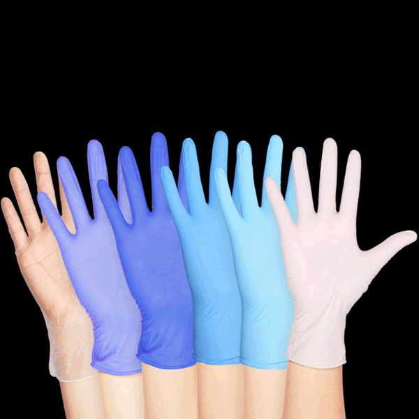 

20pcs disposable latex rubber food universal home garden gloves household cleaning dark blue