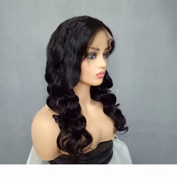 

human hair wigs lace front brazilian malaysian peruvian wave hair wigs wholesale virgin human hair lace front wigs for black women, Black;brown