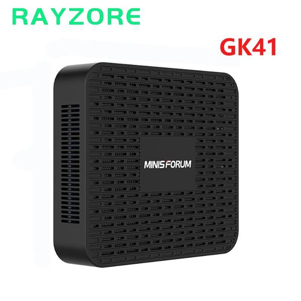 

minisforum gk41 windows 10 pro mini pc intel celeron processor j4125 ddr4 8gb 128gb 256gb bt4.2 1000m lan 4k hd computer host