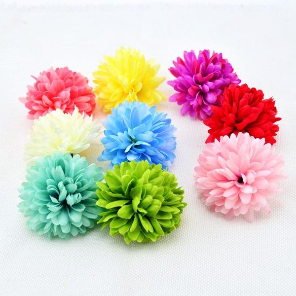 

5шт дешевый искусственный цветок шелк невеста, холдинг хризантема diy обувь свадебный мяч подарочная коробка украшения поддельного цветка f