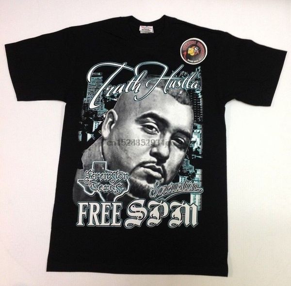 

truth hustla spm screwston black rap shirt m xl 3xl suc piranha records sport hooded sweatshirt hoodie