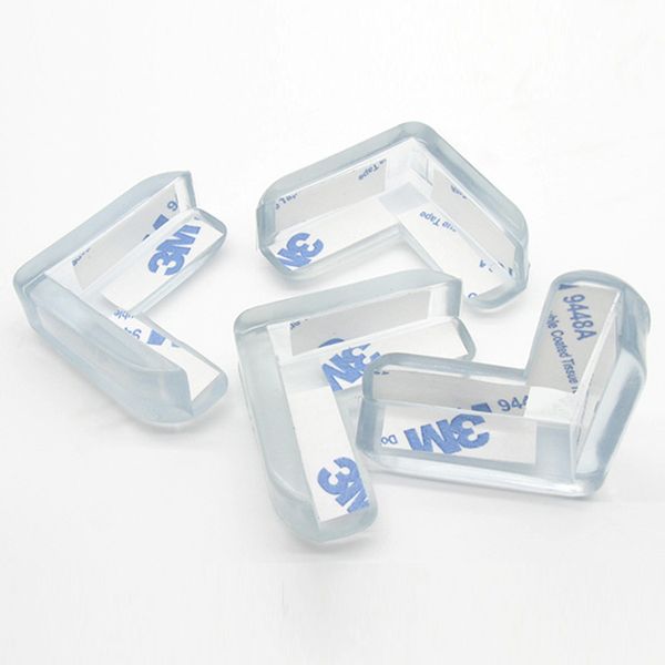 

table corner protector transparent soft infant safety table corner protective cover baby glass tea table silicone angle protector
