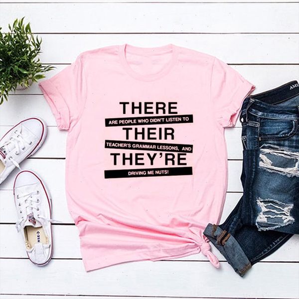 

s xxxl there are people who didnt listen to teachers grammar t shirt women men casual teacher tshirt funny t shirt drop, White
