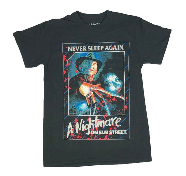 

nightmare on elm street freddy kreuger never sleep again movie mens custom printed hoodie designers t shirts sweatshirt