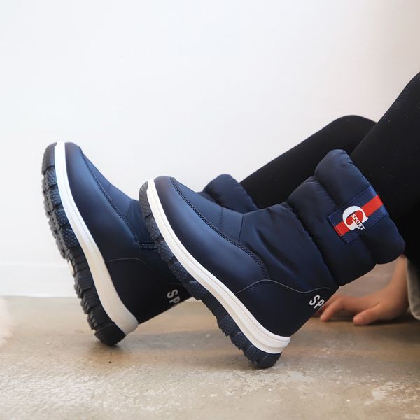 

держите cagilkzel 2020 новые зимние комфортные дети для девочек теплый снег ботинки детей мальчиков обувь chaussure enfant, Black