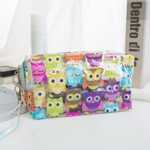 

8fjcq transparent waterproof wash cute bagcosmetic capacity stationery storage large bagstorage bag cartoon portable cosmetic bag fien1
