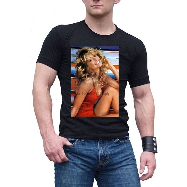 

guoaimeig men's farah fawcett poster black cotton t shirttee sport hooded sweatshirt hoodie