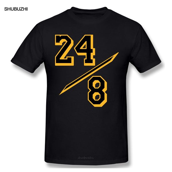 

24 8 number print new summer funny t shirts short sleeves t shirt bryant men fashion ofertas streetwear sport hooded sweatshirt hoodie