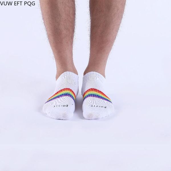 

ankle socks men's and women's socks rainbow black and white summer cotton breathable comfort sock1