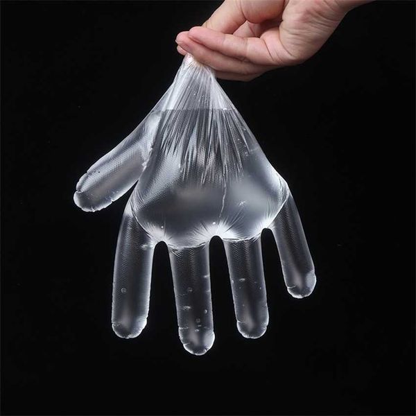 

factoryki1xplastic disposable for restaurant 100pcs/set kitchen bbq eco-friendly food gloves fruit vegetable glove dbc bh