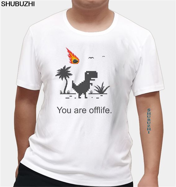 

sport fashion hipster men's t shirt google you are offlife design cartoon funny t-shirt male o-neck round neck tees euro size
