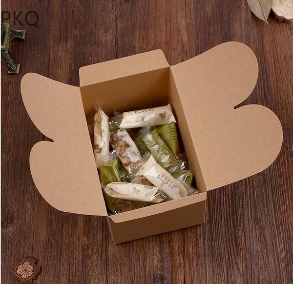 

20pcs white/black brown paper candy boxes classic gift box wedding birthday anniversary favor boxes cardboard paper packing box