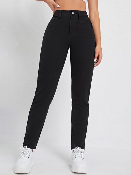 

high waist skinny jeans 57e2#, Blue