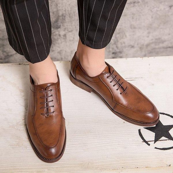 

dress shoes men male man formal plus size men's vintage flats mens business driving zapatos de hombres personlizar m07001, Black