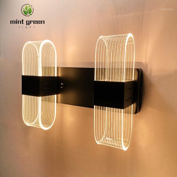 

artpad modern wall light led indoor wall lamps 8w two colors night lighting for bedroom hallway aisle bathroom sconces light1