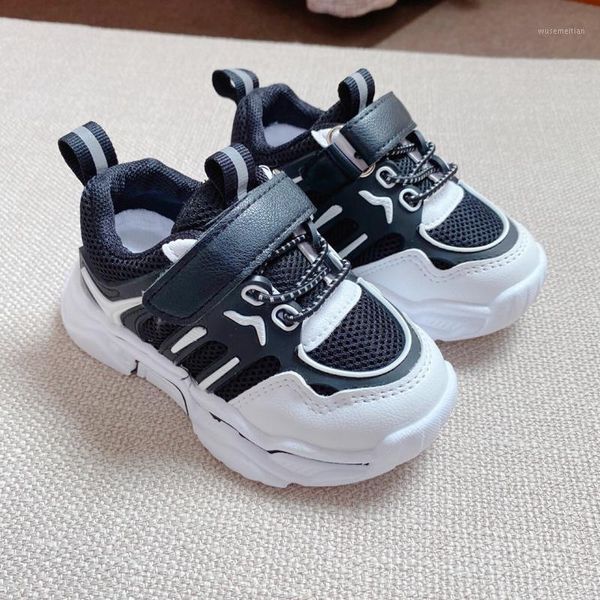 

athletic & outdoor autumn winter baby boys girls sneakers kids soft bottom casual shoes toddler sport size 21-301, Black