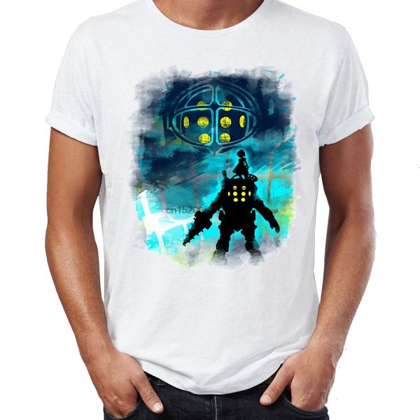 

men bioshock little sister and big daddy infinite elizabeth rapture artsy awesome artwork printed tee tee sweatshirt hoodie men t shirt