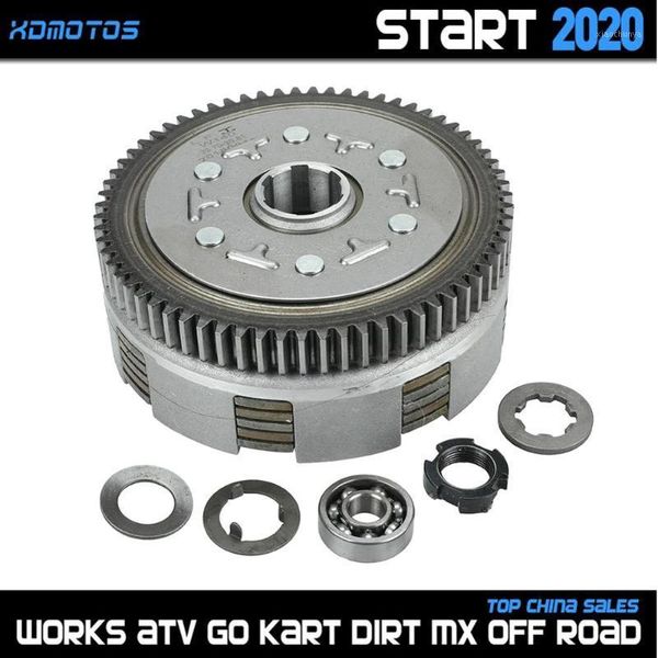

140cc complete manual clutch assembly kit for 55mm bore lifan 140 140cc 1p55fmj horizontal kick starter engines dirt pit bike1