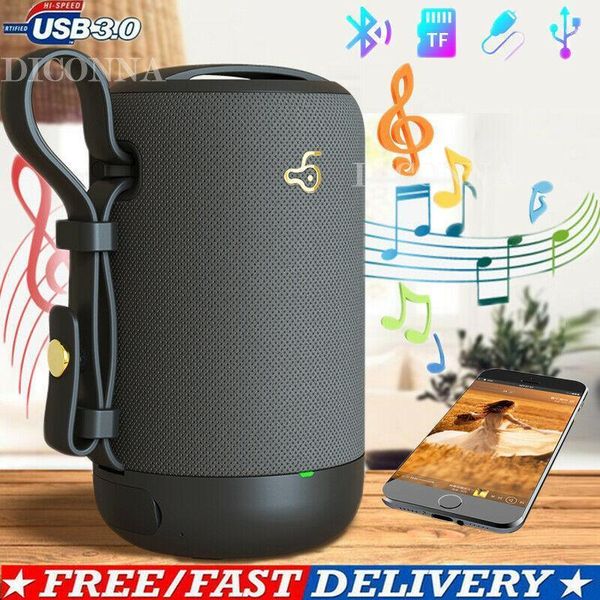 

do03 portable wireless bluetooth speaker soundbar waterproof ipx5 aux 20w dual driver hd 3d sound bar1