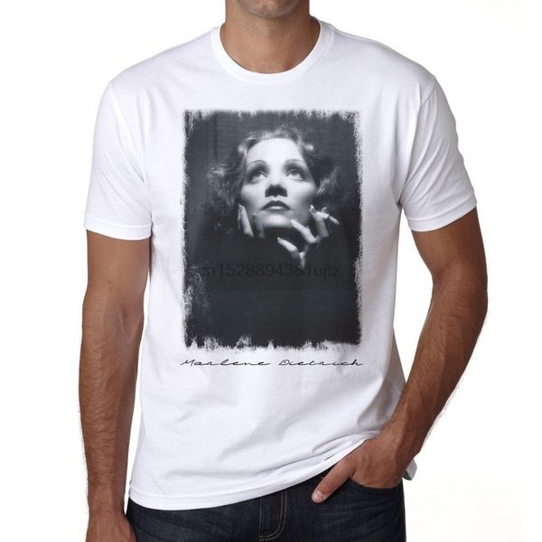 

marlene dietrich tshirt mens tee white cotton round neckline sport hooded sweatshirt hoodie