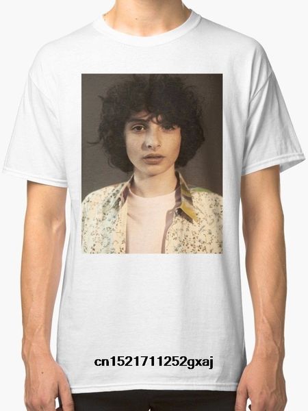 

men t shirt new finn wolfhard white o neck tee shirt t-shirt novelty tshirt women sport hooded sweatshirt hoodie