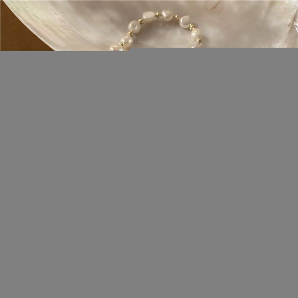 

baroque shaped fresh water pearl necklace with small collar chain inside suit, Silver