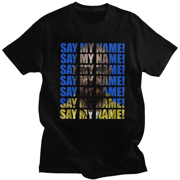 

breaking bad walter white for soft say my name heisenberg tshirt tv show tee short sleeve summer hooded sweatshirt hoodie men t shirt