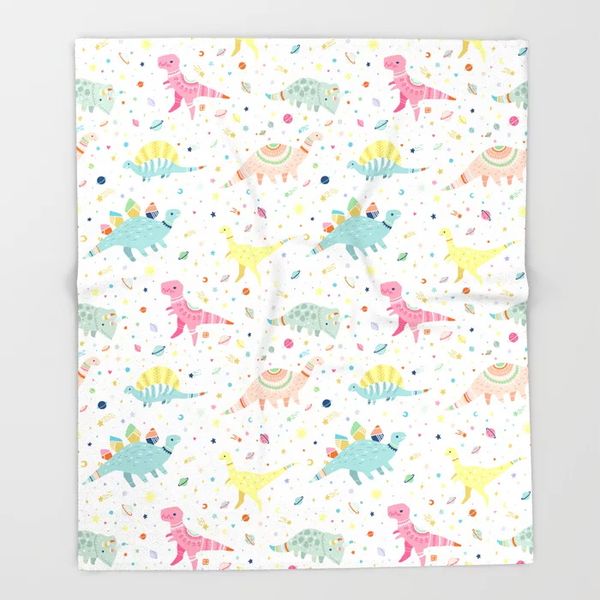 

cartoon nordic dinosaur pattern throw blanket couch hiking picnic thick quilt fashionable bedspread anime fleece throw blanket
