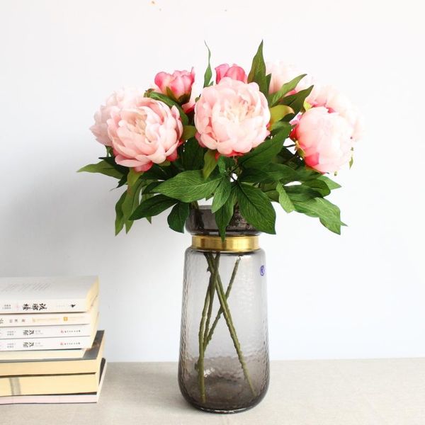 

artificial flowers peony 3 heads silk flowers home decoration wedding
