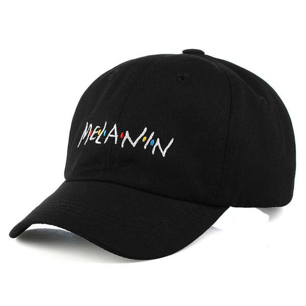 

melanin letter fashion adjustable caps hats sun hip hop embroidery snapback couple new cap 2019 baseball hat outdoor wmtcqd xhlove, Black