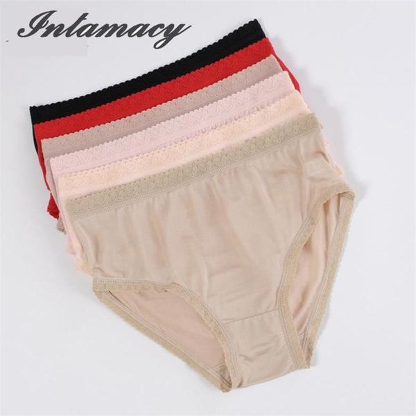 

100% real silk pants.silk underwear briefs, knitting silk, lace edge, comfortable, breathable, healthy. 201112, Black;pink