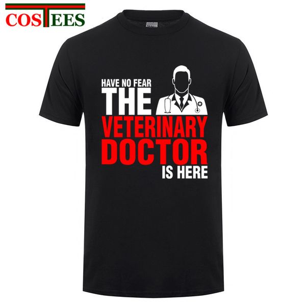 

sport plus size xxxl have no fear the veterinary doctor is here men t shirt casual black navy short sleeve custom party shirts for men