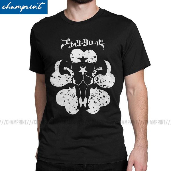 

men black clover black bull upper asta japanese anime crazy short sleeve crewneck tees printing sport hooded sweatshirt hoodie men t shirt