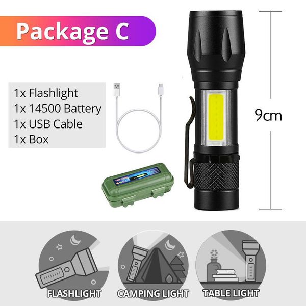 

shenyu q5 коб led мини перезаряжаемые фонарик факел xpe usb прямая зарядка аккумулятора 14500 лампа карманный масштабируемые клип пальчиковы