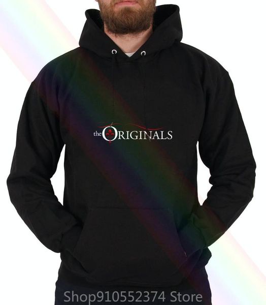 

men's hoodies & sweatshirts men hoodie fashion the originals klaus mikealson elijah mikaelson funny atmungsaktives women, Black