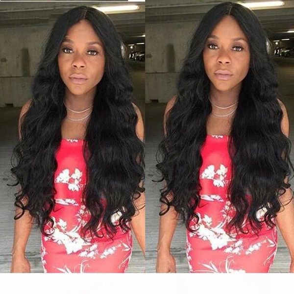 

full density virgin malaysian thick human hair wig gluess silk full lace wig human hair lace front wig, Black;brown