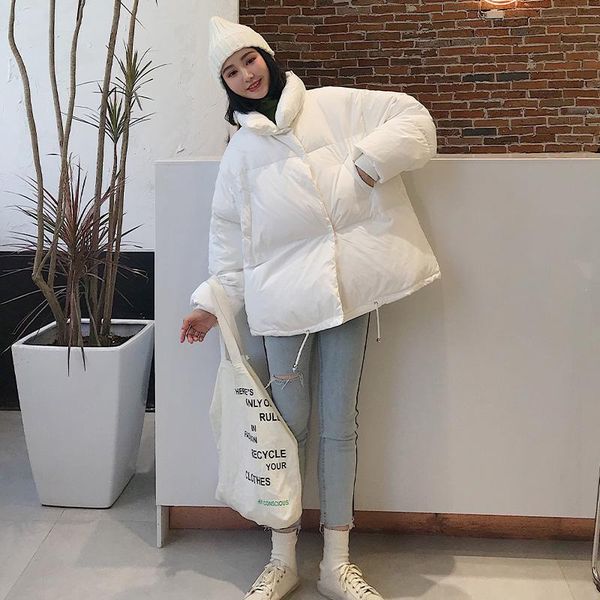 

women's down & parkas tajiyane winter jacket women 2021 cotton coats woman jackets clothes female oversize ropa de mujer tn972, Black