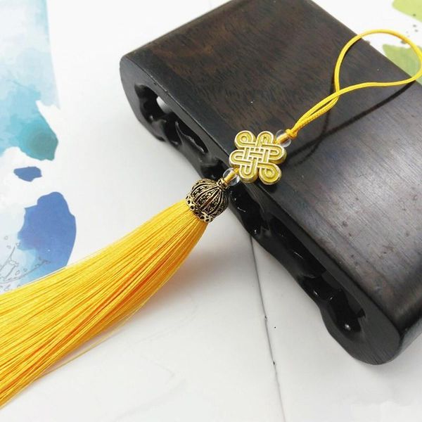 

3pcs metal caps tassel fringe pendant diy craft supplies jewelry curtains decor material silk tassel trim garments accessories h jllsdj