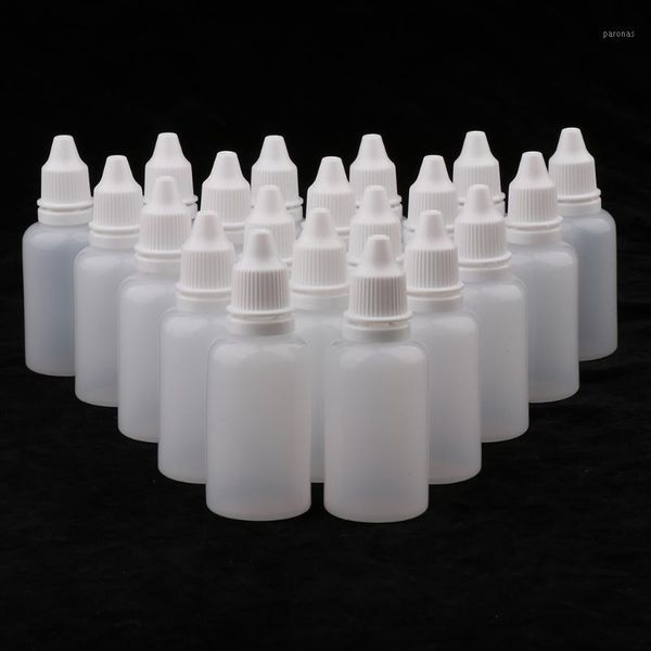 

storage bottles & jars 20pcs 30ml empty plastic dropper container vials, suit for solvents, light oils, paint, essence, eye drops, saline1