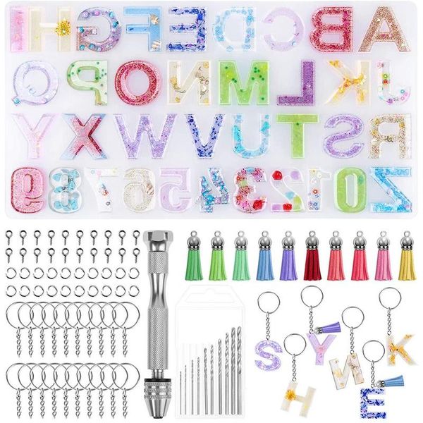

bath accessory set letter number resin mold key buckle with fringes and pin head ornaments,used to make chain /house