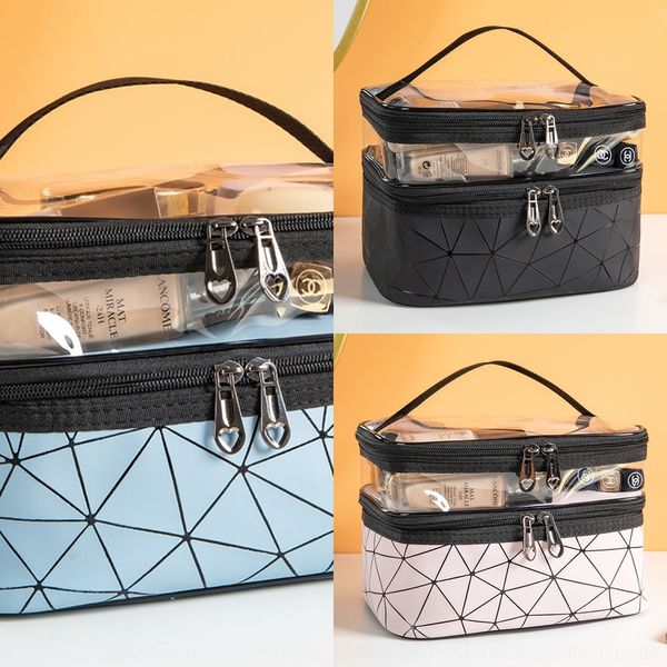 

8txjy new diamond pattern road cosmetic multi-functional storage capacity portable cosmetic large 6abv1 new diamond travel wash bag bag