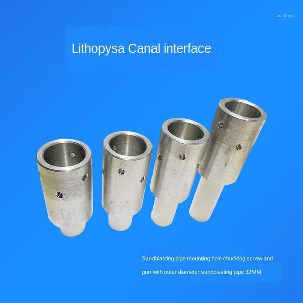 

aluminum direct pressure sandblasting gun, high wear-resistant boron carbide nozzle, rust removal sandblasting gun head1