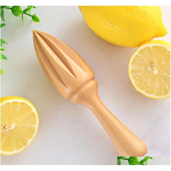 

beech lemon juicer manually wooden lemon squeezer orange citrus juice extractor lemon reamer withou jlladf jjxh