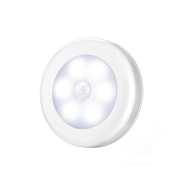 

smart body motion sensor 6 led night wireless detector hallway pathway closet wall lamp light with magnet auto on/off