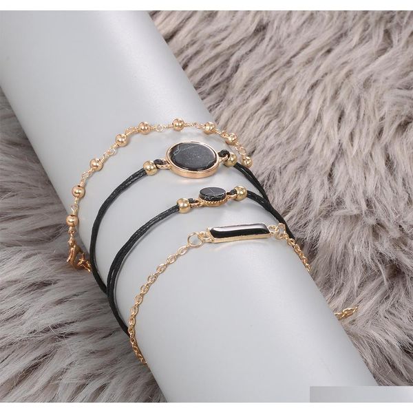 

fashion jewelry bracelet set beaded pine coconut tree laye sqcxxk homes2007, Golden;silver