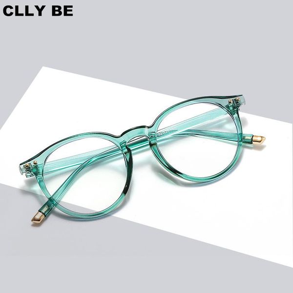

fashion sunglasses frames anti-blue light glasses frame for women vintage clear round eye female transparent optical, Black