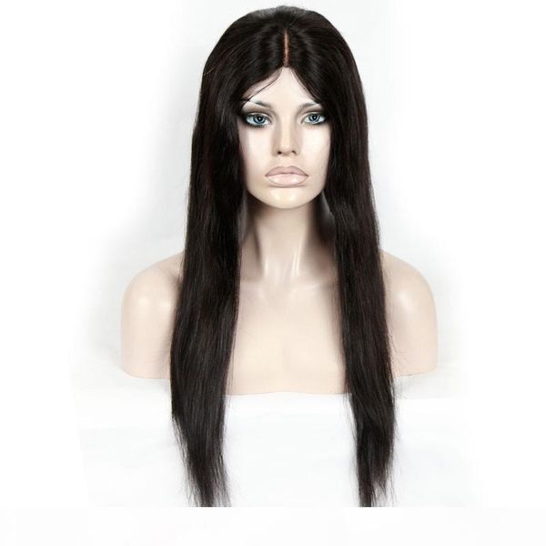 

full lace wigs italy glueless silk wig pressure is greater full of my shoelaces brazilian straight hair human infants human hair 100% kabell, Black;brown